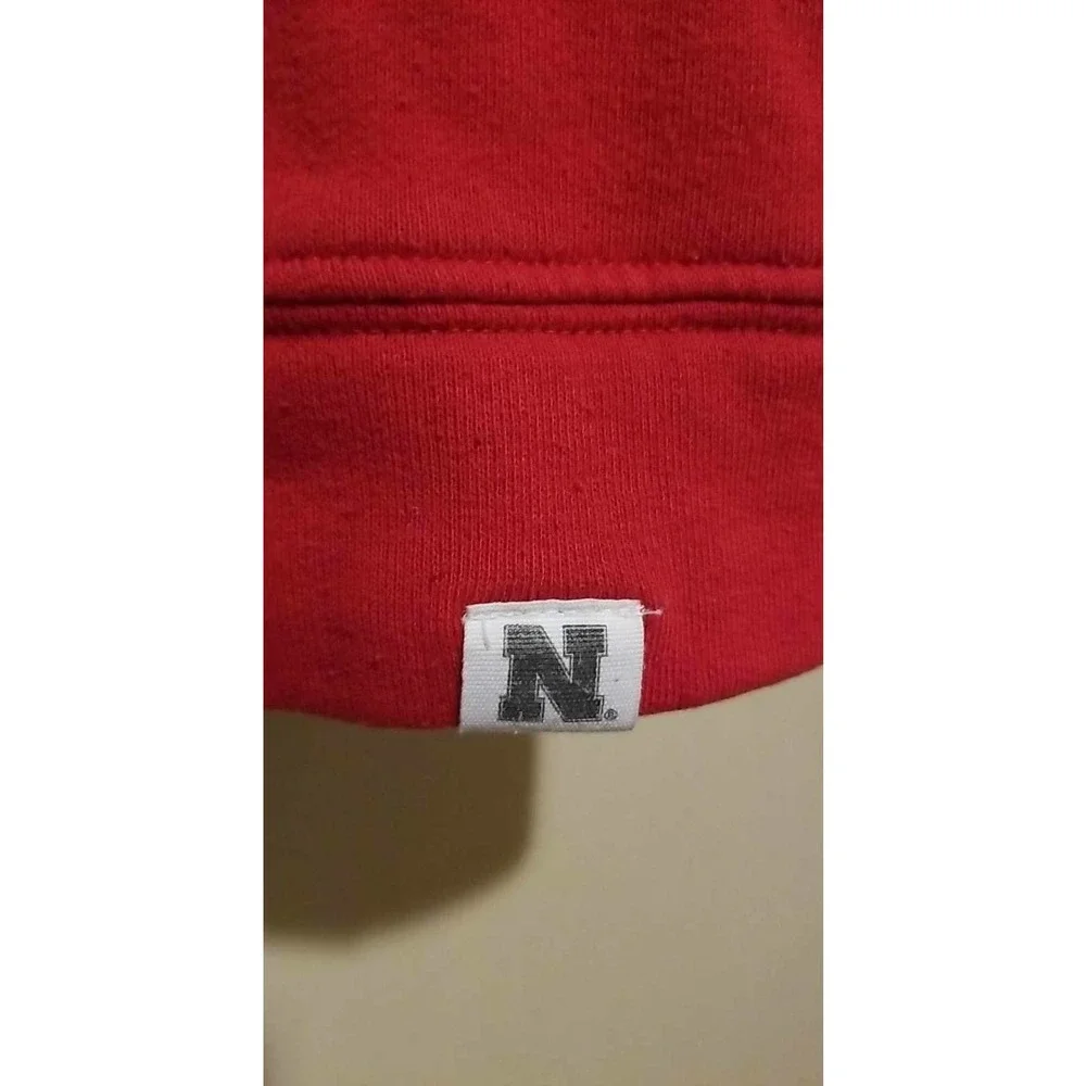 Victoria's Secret Pink Sequin Nebraska Cornhuskers Women's Long Sleeve Shirt - Picture 4 of 5